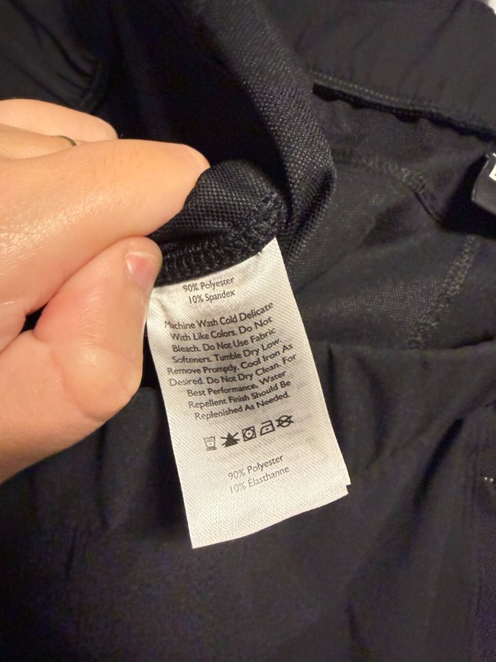 Eddie Bauer Women's Incline Utility Pants Black UPF50+ SZ12 T NWT - Picture 11 of 11